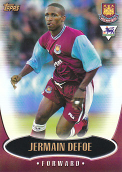 Jermain Defoe West Ham United 2003 Topps Premier Gold #WH5